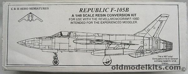 C&H 1/48 Republic F-105B Resin Conversion Kit plastic model kit